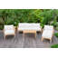 Monterey Outdoor Teak Conversation Set-811188834-847976550