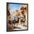 Impression noire sur toile encadrée sélectionné