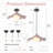 Modern Sculptural Pendant Light 15.75'' Wavy Plaster Shade With Matte Black Finish Adjustable Height For Kitchen Island Dining Room Bedroom UL Listed