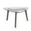 Table basse en bois gris 32,92 po Profondeur, 31,48 de largeur, 33,11 lb, 17,57 de hauteur, paquet de 36 36,25 l 37,94 lb, H, P,
