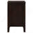 Garrett Cappuccino 2-Drawer Rectangular Nightstand