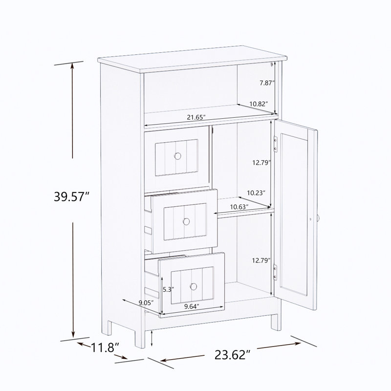 Armoire à linge autoportante Cadense