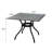 Aluminium Outdoor Table, 40.38 Square, Black Sand Captivation 40.38X40.38, Sand, Ideal For Bbq Nights