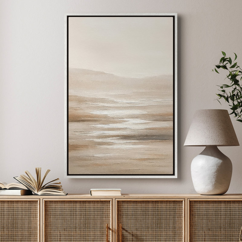 Art mural encadré sur toile, impressions murales abstraites rétro 24 "x 36", H 36 po x l 24 po, Blanc