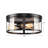North Stoke 3 - Light 13" Unique/Statement Drum Flush Mount