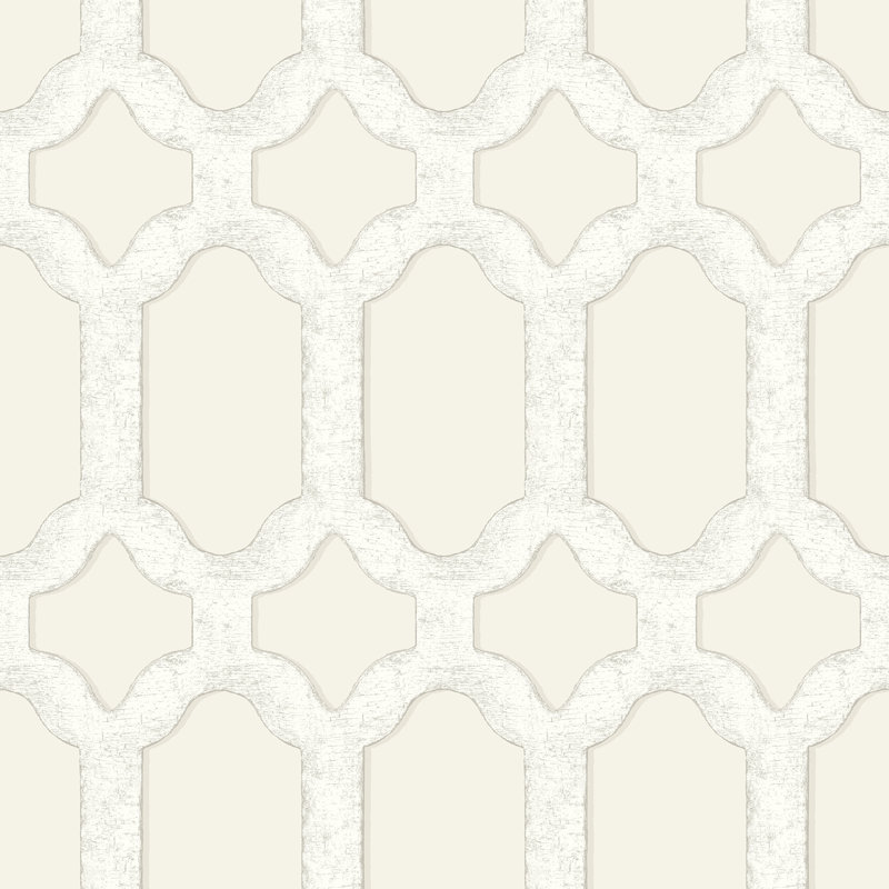 Chervil Trellis Wallpaper, Cream