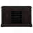 Server Distressed Noir 3-Drawer