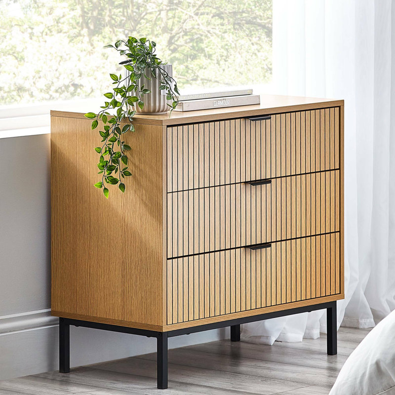 Audras 72cm W 3 - Drawer Chest of Drawers