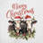 Christmas Farm_1 Reversible Throw Pillow-51670214
