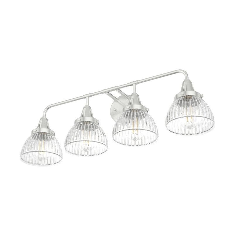 Cypress Grove 4 Light Bathroom Vanity Light, Brushed Nickel