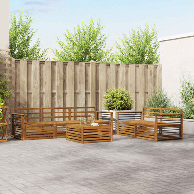 249.5cm Wide Patio Sectional Set