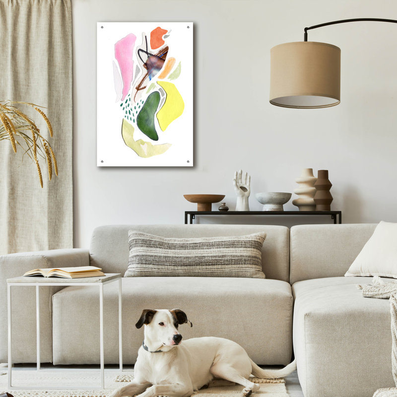 Art mural en verre Wrought Studio ™, H 36 po x l 24 po x P 0,2 po