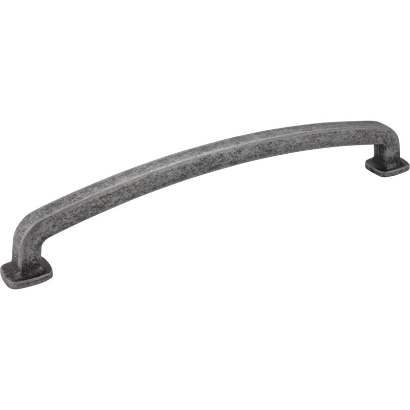 Belcastel I Appliance Pull, 12", Distressed Antique Silver