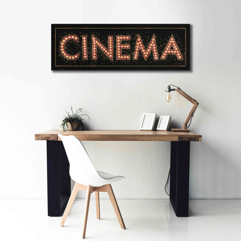 Reproduction de cinéma sur toile par James Wiens, H 20 po x l 60 po x P 1,5 po