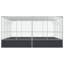 Grande volière durable en acier galvanisé vidaXL-136616145