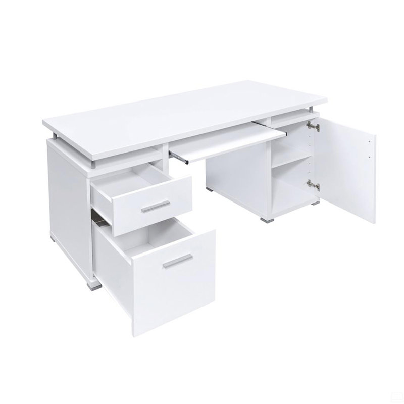 Bureau d'ordinateur 55 pouces avec 2 tiroirs