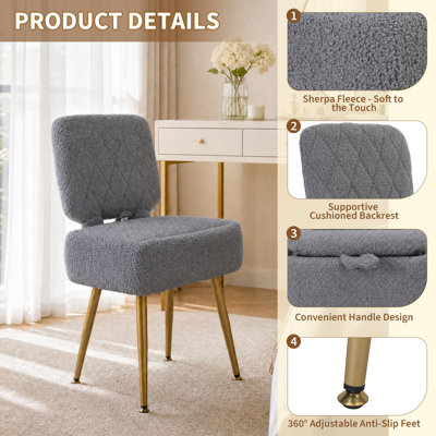 Velvet Accent Chair