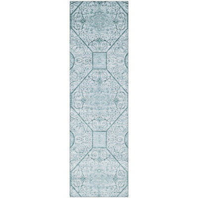 Premium Machine Washable Bucz AMF1748 Geometric Rug