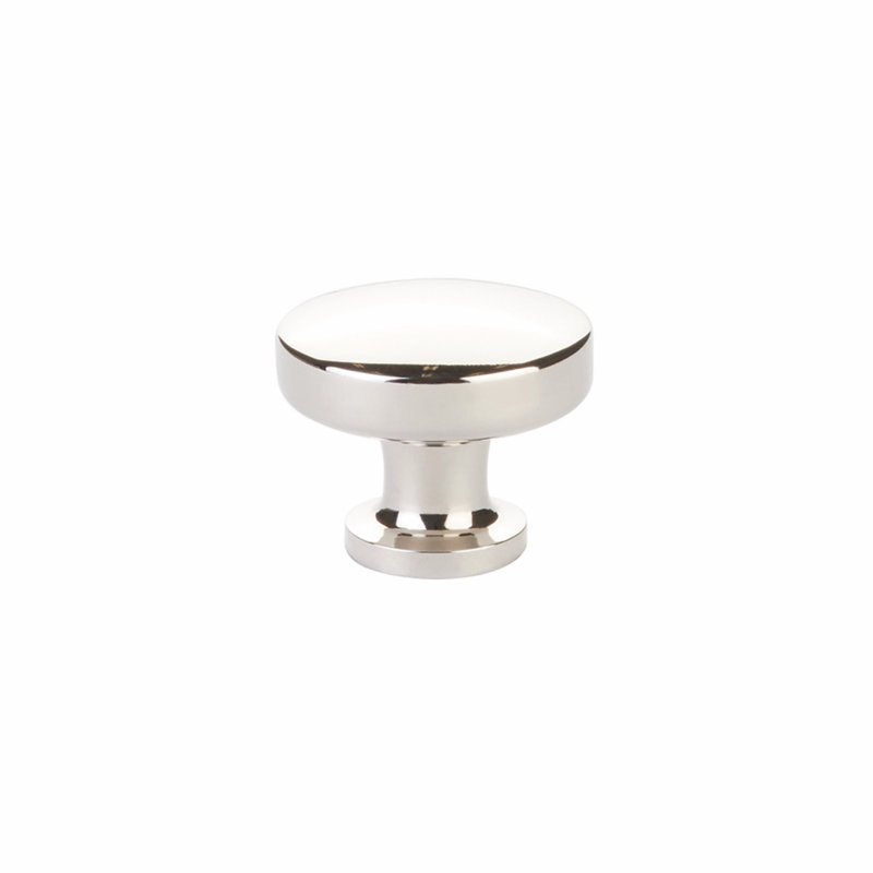 Paxton Round Knob, Polished Nickel