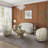 Tight Back Sofa With A Plithe Wood Base