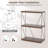 3-Tier Multipurpose Display Rack with Metal Frame