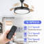 Maryann 42'' Retractable Ceiling Fan DC Motor with LED Lights and Remote-356128961