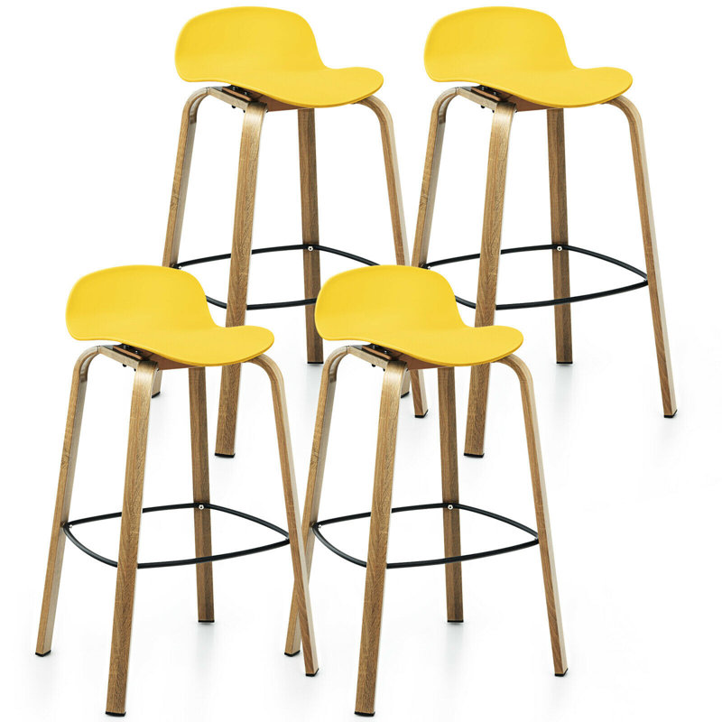 Tabouret de bar 30 po Bastiana, Jaune