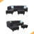 Rivet-Trimmed L-Shaped Sofa-1687280109