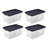 Sterilite Clear Plastic Stacking Storage Containers w/ Lid-98364591-98364590