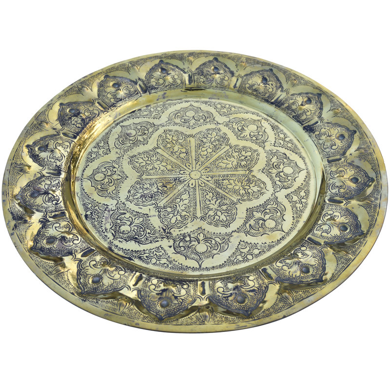 Solid Brass Decorative Tray