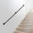 9.8FT Iron Handrail Grab Bar Kit, Returns to Wall