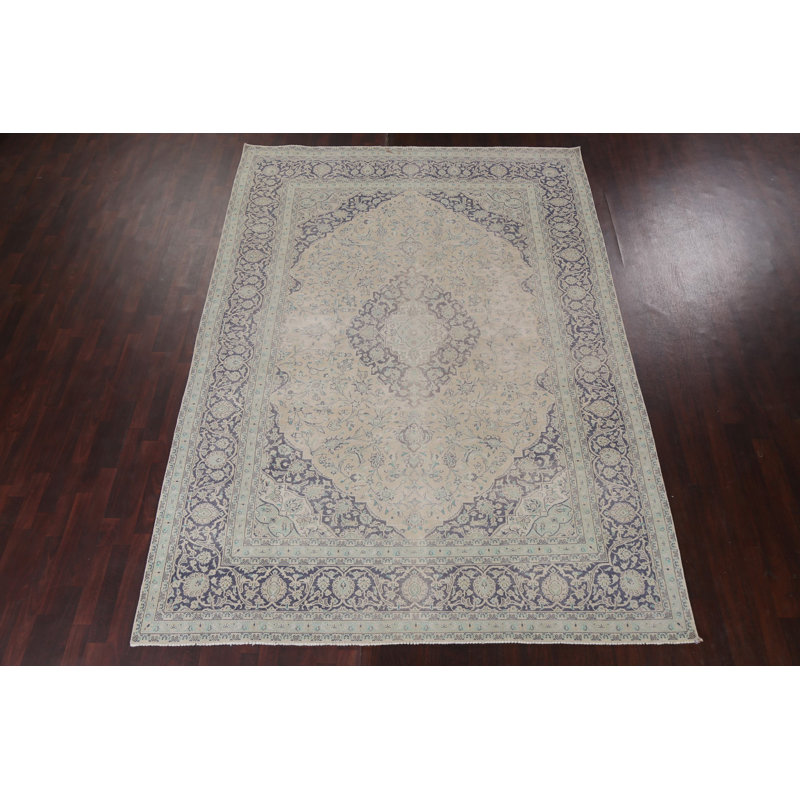 Raphiel One-of-a-Kind 8'1" X 11'2" 1960s Wool Area Rug in Beige