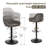 Bruckner Swivel Upholstered Adjustable Height Counter Stool with Metal Frame-1533333685
