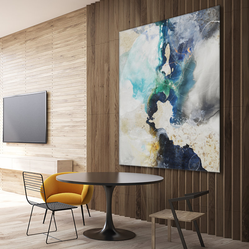 " Kinky Flow " by Daleno Art, 54" H x 54" W x 1.5" D