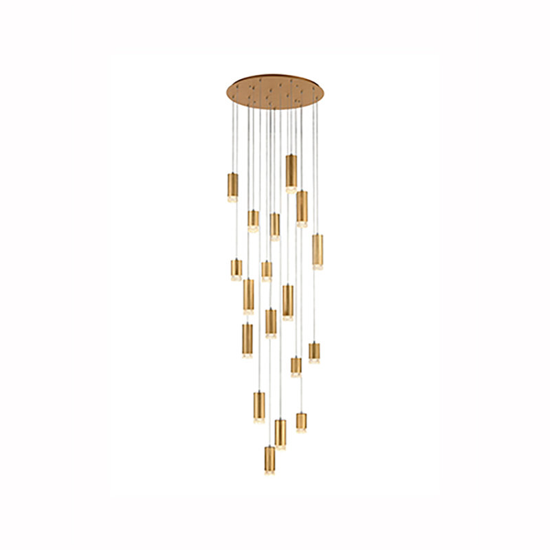 Beldin 18 - Light Cluster Pendant, Gold