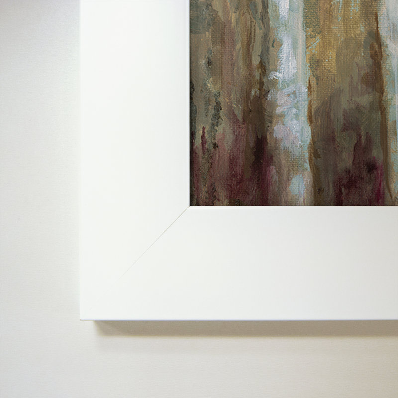 « natures palette i », reproduction de peinture à l’acrylique encadrée, H 27,5 po x l 27,5 po x P 0,75 po