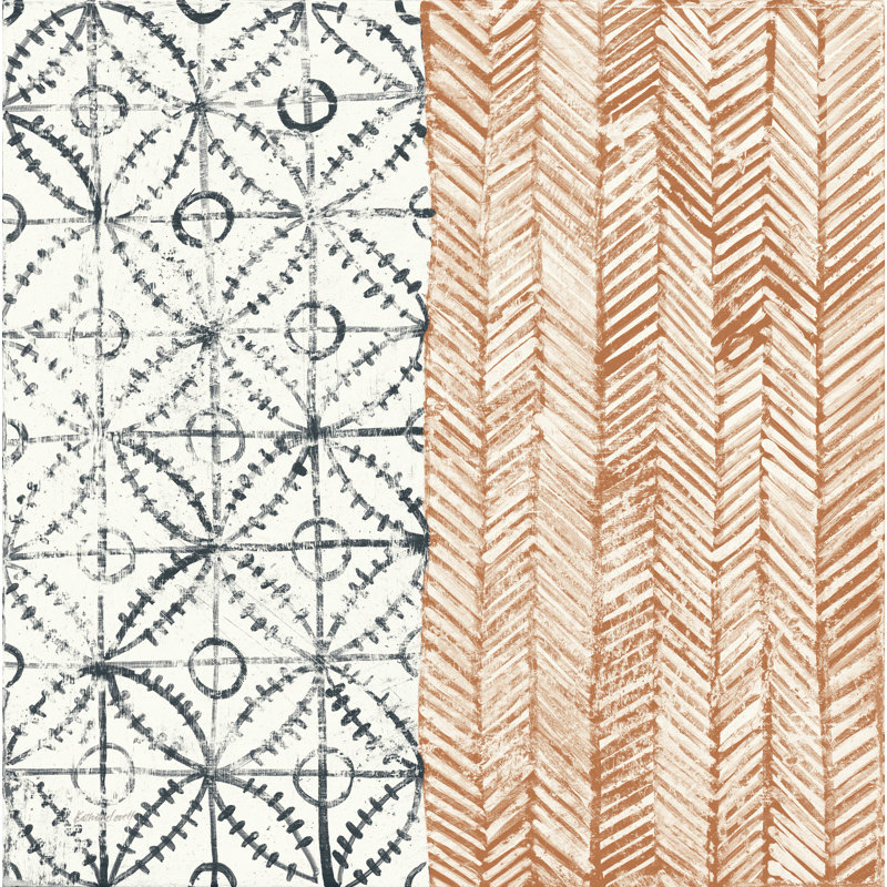 " Maki Tile VII " by Kathrine Lovell, 12" H x 12" W x 1.25" D