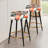 Multicolor Tribal Fusion Floral Pattern II - Floral Bar Stools Set Of 2