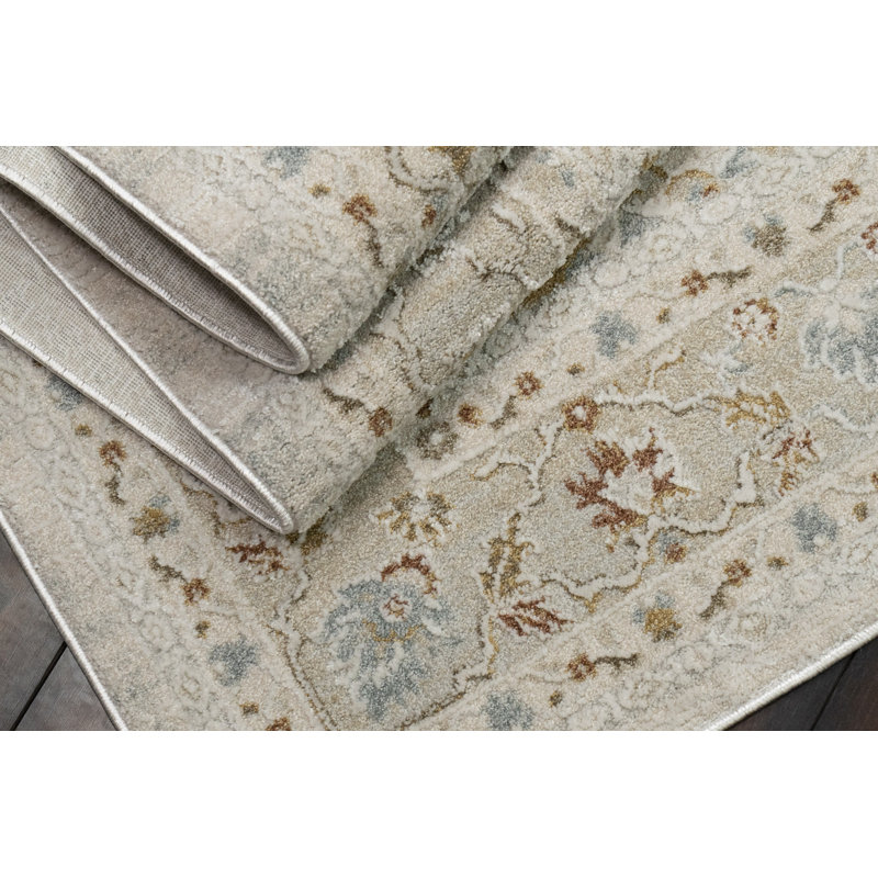 ANNALISE 3.11X5.7 7605-810 BEIGE/CREAM, Rectangle 3'11" x 5'7"