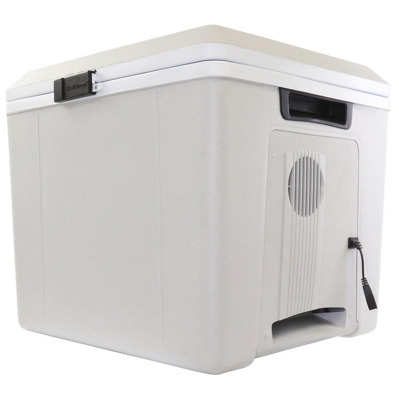 Glacière / réchaud électrique 12 V de 27 L (29 pte) Koolatron, conception bidirectionnelle, gris