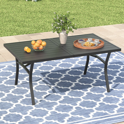 Rectangular Outdoor Dining Table by Lark Manor