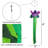 Spring Floral Windtail Windsock
