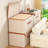 4 Pack Fabric Foldable Storage Bin Cube Organizer Basket with Flip-Top Lid & Handles, Clothes Blanket Box for Home, Office, Closet, Beige-1118171454