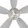56" 5 - Blade LED Ceiling Fan with Light Kit Included