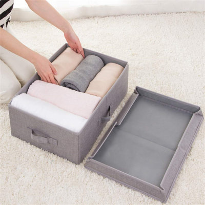 Latitude Run Fabric Decorative Bin