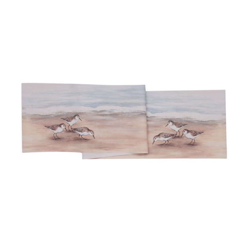 Sandpiper Coastal Shores Table Runner