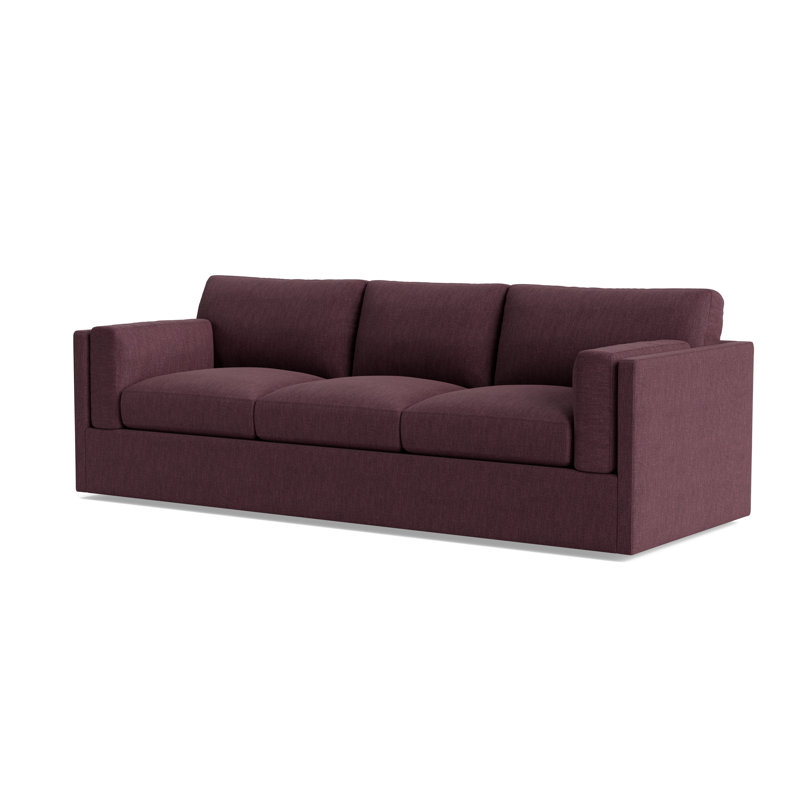 Fairfax Sofa (95"), Performance Weave - Aubergine