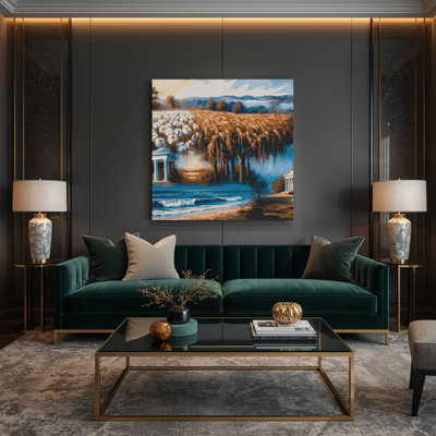 Art mural sur toile noire «USA State Alabama»