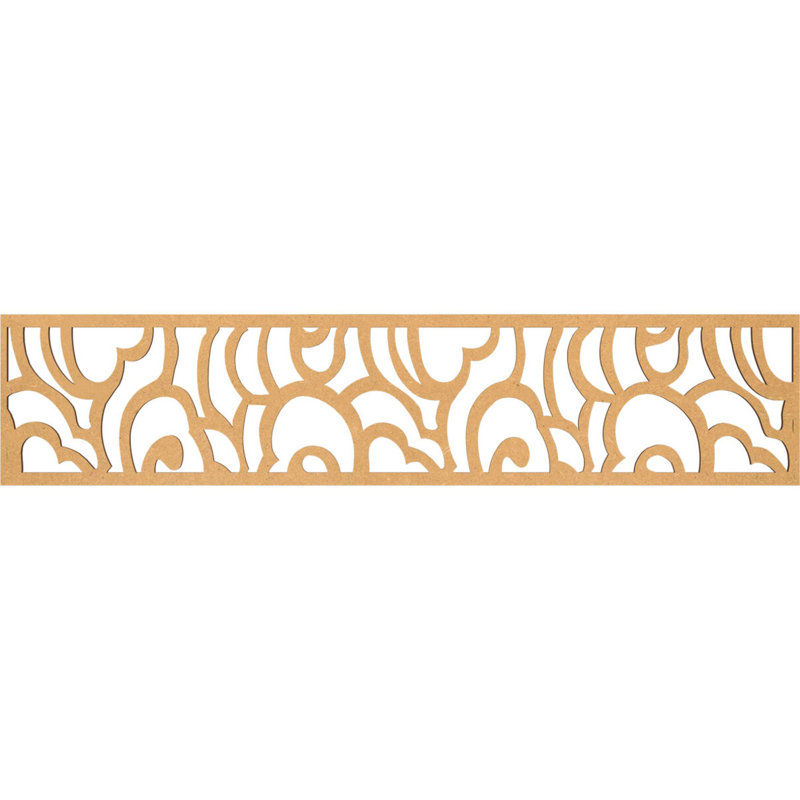 Moulure de panneau Springfield, H 10 po x l 46,75 po x P 0,375 po, Bois aggloméré brut