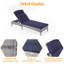 Chaise longue d'extérieur en osier Serry-905020303